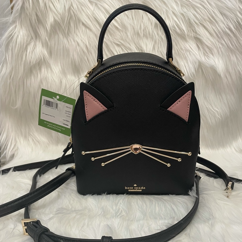 Kate spade cat’s meow mini backpack
